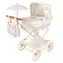 DeCuevas 82078 Składany wózek dla lalek REBORN z parasolką i akcesoriami Verona 2024 - 90 cm