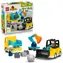 LEGO® DUPLO® 10475 Pojazdy budowlane 3 w 1 / Liczba elementów: 22 / od 2 lat