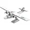 Puzzle 3D Metal Earth Consolidated PBY Catalina latająca łódź / Liczba elementów: 79 / od 14 lat