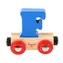 Drewniany wagon kolejowy Bigjigs Rail - Litera F / od 3 lat