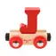 Drewniany wagon kolejowy Bigjigs Rail - Litera J / od 3 lat