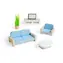 Drewniane meble do domku dla lalek Bigjigs Toys Salon / od 3 lat