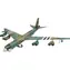 Puzzle 3D Metal Earth bombowiec B-52 Stratofortress / 111 elementów / od 14 lat