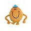 Tęczowa poduszka Mr. Men Mr. Tickle Duża / od 0 lat