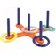Ecoiffier Ring toss cross + 4 kółka / od 2 lat