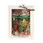 Robotime Rolife DIY 3D drewniane puzzle Sklep z zabawkami Świętego Mikołaja z oświetleniem LED / 122 elementy / od 14 lat