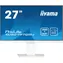 27" IIYAMA ProLite XUB2797QSU-W2 biały / IPS / 2560x1440 / 16:9 / 1 ms / 1300:1 / 300 cd / głośniki / HDMI / DP 