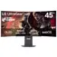 44,5" LG 45GX90SA-B czarny / OLED / 3440x1440 / 21:9 / 275 cd-m2 / 240 Hz / 0,03 ms / DP/ HDMI