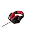 Modecom Volcano Rage czarno-czerwony / Słuchawki gamingowe z mikrofonem / jack 2x3 mm / podświetlenie LED