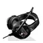 Modecom Volcano BOW czarny / Gamingowy zestaw słuchawkowy z mikrofonem / kabel 2,2m / jack 3,5mm / zasilacz USB / LED