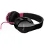 Fantec SHP-250AJ-PK czarno-różowy / słuchawki przewodowe / jack 3,5mm / przetworniki 40mm / kabel 1,2 m