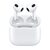 Apple AirPods (2022) 3. generacja / słuchawki bezprzewodowe / BT 5.0 / z etui ładującym z oświetleniem