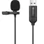 Sandberg Streamer Mikrofon USB z klipsem / mikrofon w klapie / USB-A