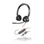 Poly Blackwire 3320 (MS Teams) czarny / Zestaw słuchawkowy / mikrofon / dwie słuchawki / USB-C/A