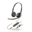 Poly Blackwire 3325 czarny / Zestaw słuchawkowy / mikrofon / dwie słuchawki / gniazdo 3,5 mm / USB-C/A