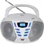 Blaupunkt BB7WH biały / radio przenośne / CD / USB / AUX / wyświetlacz LCD 