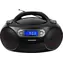 Blaupunkt BB18BK czarny / Radioodtwarzacz kasetowy / FM/CD/MP3/USB/AUX / budzik / 2x 2W RMS