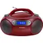 Blaupunkt BB18RD czerwony / Radiomagnetofon / FM/CD/MP3/USB/AUX / budzik / 2x 2W RMS