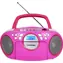 Radio Blaupunkt BB16PK różowe /przenośne/CD/USB/AUX/3,4W