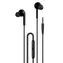 Słuchawki douszne przewodowe Dudao X3 czarne / z mikrofonem / gniazdo 3,5 mm 