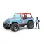Bruder 02541 Racing Jeep Cross Country niebieski + racer / 1:16 / od 4 lat