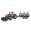 Bruder 02046 Massey Ferguson 7480 z ładowaczem czołowym i transporterem drewna / 1:16 / od 3 lat