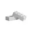 LEGO® Lunch 40231735 pudełko na przekąski 7,5 x 20 x 10 cm białe