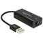 DeLock Adapter USB 2.0 > LAN 10/100 Mb/s