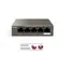 Tenda TEG1105P-4-63W / 5- Port / 1000 Mbps / stacjonarny / PoE