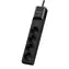CyberPower P0420SUD0-DE czarny / Ochrona przeciwprzepięciowa / 4 gniazda / przełącznik / 2x USB / 1,8 m