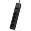 CyberPower P0420SUD0-FR czarny / Ochrona przeciwprzepięciowa / 4 gniazda / przełącznik / 2x USB / 1,8 m