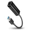 Axagon ADE-SR, USB-A 3.2 Gen 1 - karta sieciowa Gigabit Ethernet, instalacja automatyczna, czarna