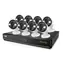 iGet HGNVK164908 / System kamer / 8 kamer / UHD 4K / 16CH / IP66 / WAN / 16x LAN / HDMI / VGA
