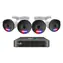 iGet HGNVK88504 / System kamer / 4 kamery / UHD 4K / 8CH / IP66 / WAN / 8x LAN / HDMI / VGA