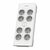 Philips SPN7080WA/58 biały / Ochrona przeciwprzepięciowa / Schuko / 8 gniazd / 2m