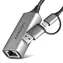 Axagon ADE-TXCA, USB-C + USB-A 3.2 Gen 1 - karta sieciowa Gigabit Ethernet, Asix AX88179, instalacja automatyczna