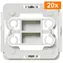 Homematic IP Adapter Berker B2 (20szt) / do ramek i osłon Berker S1/Moduł 2/B1/B3/B7/Q1