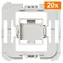 Homematic IP Adapter Busch-Jaeger (20 szt.) / do kompatybilnych ramek i pokryw Busch Jaeger