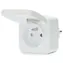 Nedis SmartLife Smart Socket Biały / Wi-Fi / IP44 / Miernik mocy / 3680 W / Android i iOS