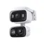 TP-LINK Tapo C246D biała / Zewnętrzna kamera IP / Podwójny obiektyw 2K / Mikrofon i głośniki / Podczerwień / Wi-Fi / microSD