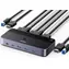 Przełącznik KVM HDMI Ugreen CM664 czarny / przełącznik / 3x USB-A / 2x USB-B / 2x USB-C / 3xHDMI / micro USB 