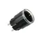 Gniazdo inteligentne Shelly Plug S MTR Gen3 z pomiarem zużycia, czarne / Wi-Fi / BT / 12A / Schuko