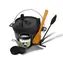 Garnek żeliwny Outdoorchef z akcesoriami, holenderski piekarnik nr 04/3,8 l