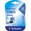 Karta pamięci Verbatim MicroSDHC 32 GB / Klasa 10 / UHS-I / R: 90 MBps / W: 10 MBps