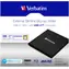Verbatim Slimline czarny / Zewnętrzna nagrywarka Blu-ray + DVD / USB 3.1 Gen. 1 / USB-C