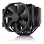 Noctua NH-D15 czarny (chromax) / 2x 140 mm / łożysko SSO2 / 24,6 dB @ 1500 RPM / 140,2 m3h / Intel + AMD