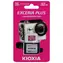 KIOXIA EXCERIA PLUS microSDHC 32 GB + adapter / klasa 10 / UHS-I U3 / A1 / V30 / odczyt: 98 MB / zapis: 65 MB
