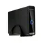 Icy Box IB-382H-C31 czarny / Zewnętrzne pudełko na 1x 2.5"/3.5" HDD/SSD z interfejsem USB-C i koncentratorem USB