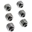 RAIJINTEK Pelias srebrny - D141806 6 szt. srebrny / 14 mm OD > 10 mm ID HardTube / G1/4" 