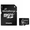 MediaRange MR945 128 GB MicroSD + adapter czarny / klasa 10 / UHS-I / odczyt: do 80 MB